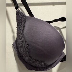 Victoria's Secret Very Sexy Push up strappy front closure bra mauve romantic 32C